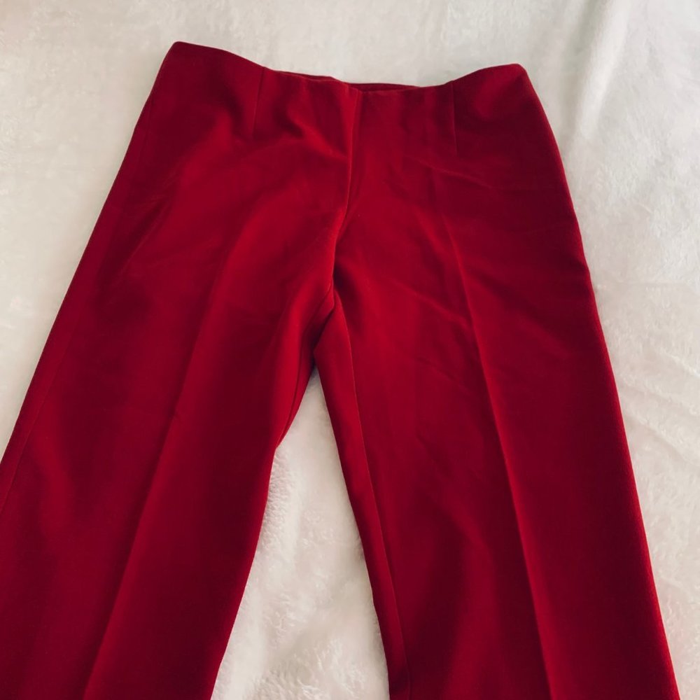 Little  Black Pant with FitLogic Slim Ankle Red Pants Size 10